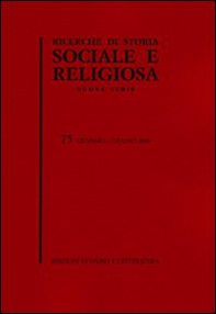 Ricerche di storia sociale e religiosa - Vol. 75 - Librerie.coop
