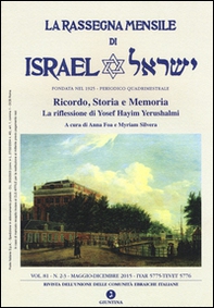 La rassegna mensile di Israel - Vol. 81 - Librerie.coop