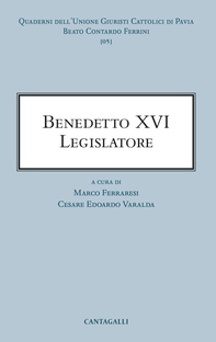 Benedetto XVI legislatore - Librerie.coop