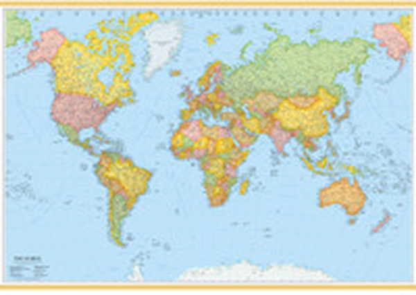 Mondo 100x140. Carta geografica amministrativa (carta murale plastificata) - Librerie.coop Mondo 100x140. Carta geografica amministrativa (carta murale plastificata) - Librerie.coop