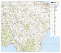 Basilicata 1:250.000 (carta murale plastificata stesa, cm. 72 x 63) - Librerie.coop