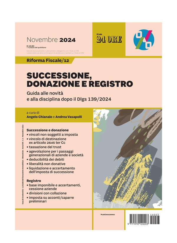 Riforma fiscale 12 - Successione, donazione e registro - Librerie.coop Riforma fiscale 12 - Successione, donazione e registro - Librerie.coop