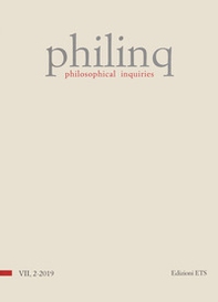 Philinq. Philosophical inquiries - Vol. 2 - Librerie.coop
