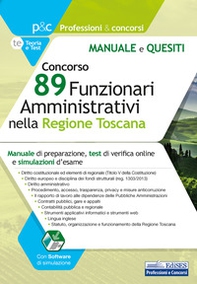 Concorso 89 funzionari amministrativi nella regione Toscana. Manuale e quesiti - Librerie.coop