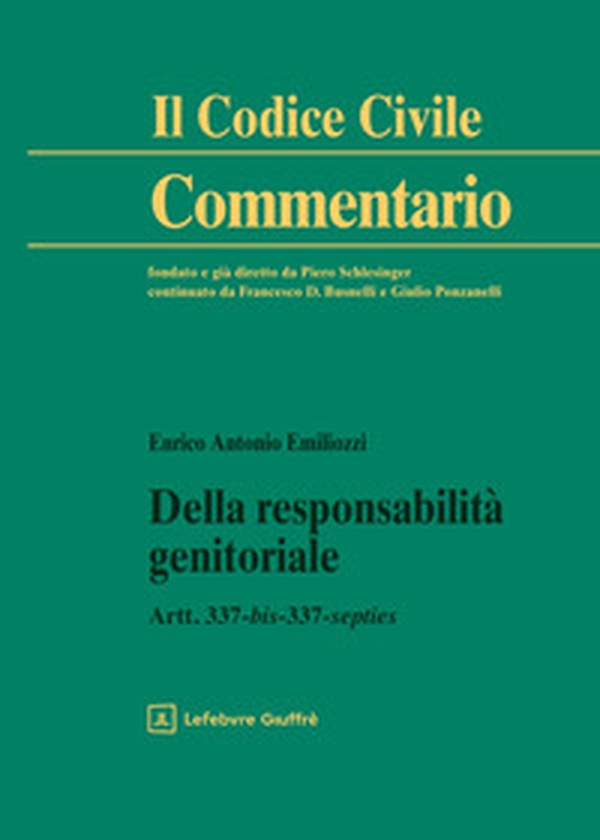 Della responsabilità genitoriale - Librerie.coop