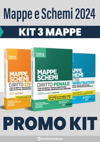 Kit mappe e schemi di Civile, Penale e Amministrativo 2024 - Librerie.coop