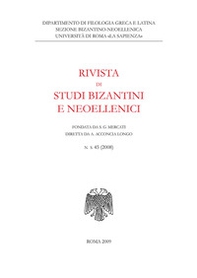 Rivista di studi bizantini e neoellenici. Ediz. anastatica - Librerie.coop