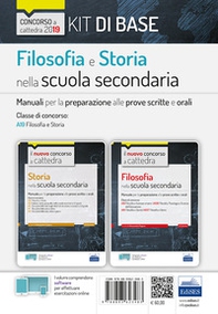 Filosofia nella scuola secondaria. Manuale per prove scritte e orali del concorso a cattedra-Storia nella scuola secondaria. Manuale per le prove scritte e orali del concorso a cattedra classi A19, A22, A12, A11, A13 - Librerie.coop