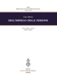 Dell'impiego delle persone - Librerie.coop