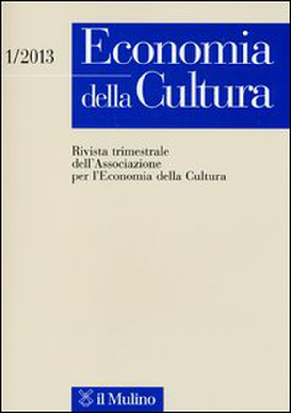 Economia della cultura - Vol. 1 - Librerie.coop Economia della cultura - Vol. 1 - Librerie.coop