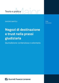 Negozi di destinazione e trust nella prassi giudiziaria. Giurisdizione contenziosa e volontaria - Librerie.coop