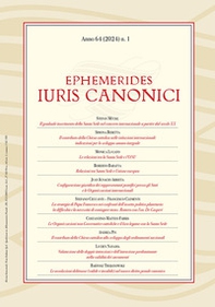 Ephemerides Iuris canonici - Vol. 1 - Librerie.coop
