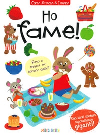 Ho fame! Cerca attacca e impara. Con adesivi - Librerie.coop