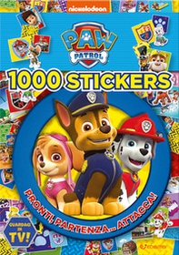 1000 stickers. Pronti? Partenza... Attacca! Paw Patrol. Con adesivi - Librerie.coop