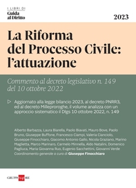 La Riforma del Processo Civile: l'attuazione - Librerie.coop La Riforma del Processo Civile: l'attuazione - Librerie.coop