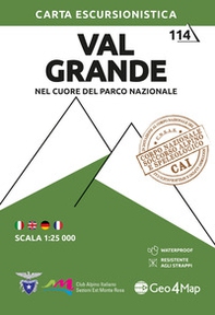 Val Grande. Nel cuore del Parco Nazionale 1:25.000 - Librerie.coop