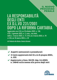 La responsabilità degli enti ex D.L.vo 231/2001 dopo la riforma Cartabia - Librerie.coop