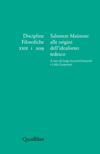 Salomon Maimon: alle origini dell’idealismo tedesco - Librerie.coop