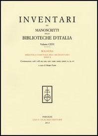 Inventari dei manoscritti delle biblioteche d'Italia - Vol. 116 - Librerie.coop