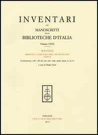 Inventari dei manoscritti delle biblioteche d'Italia - Vol. 116 - Librerie.coop Inventari dei manoscritti delle biblioteche d'Italia - Vol. 116 - Librerie.coop