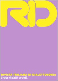 RID. Rivista italiana di dialettologia - Vol. 32 - Librerie.coop