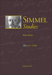 Simmel studies. New series - Vol. 1 - Librerie.coop