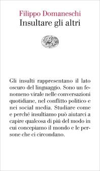 Insultare gli altri - Librerie.coop