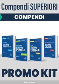 Kit Compendi superiori: Compendio di diritto civile-Compendio di diritto penale. Parte generale-Compendio di diritto penale. Parte speciale-Compendio di diritto amministrativo - Librerie.coop