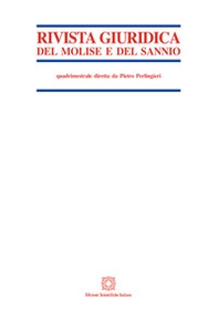 Rivista giuridica del Molise e del Sannio - Vol. 1 - Librerie.coop