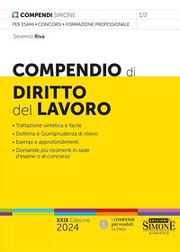 Compendio di diritto del lavoro - Librerie.coop Compendio di diritto del lavoro - Librerie.coop