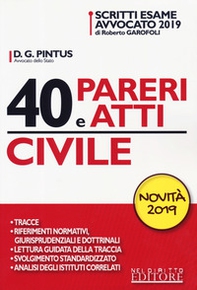 40 pareri e atti. Civile - Librerie.coop 40 pareri e atti. Civile - Librerie.coop