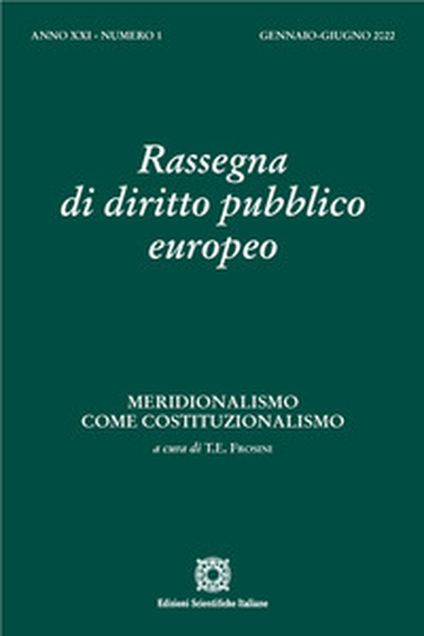 Rassegna di diritto pubblico europeo - Librerie.coop Rassegna di diritto pubblico europeo - Librerie.coop