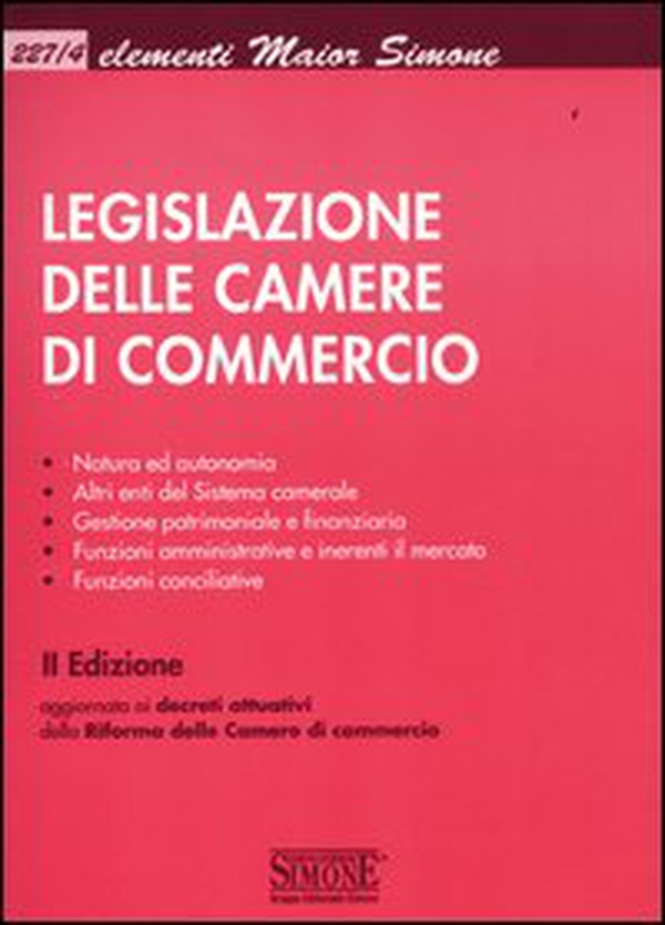 Legislazione delle camere di commercio - Librerie.coop Legislazione delle camere di commercio - Librerie.coop