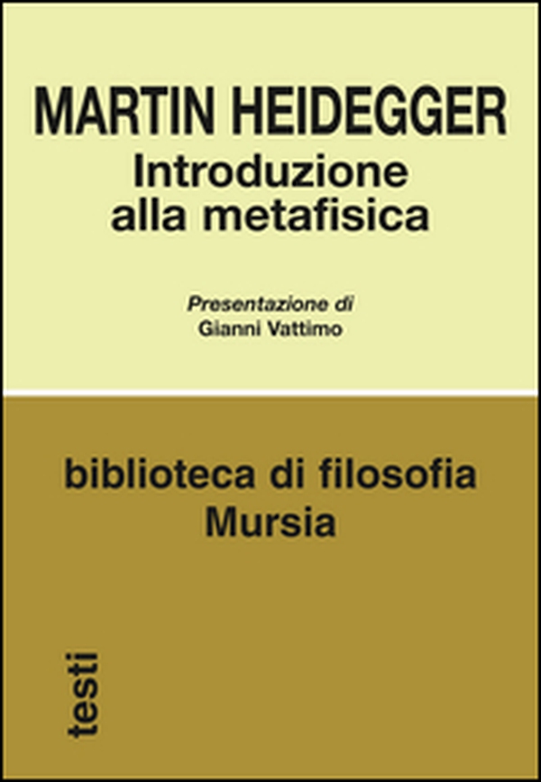 Introduzione alla metafisica - Librerie.coop Introduzione alla metafisica - Librerie.coop