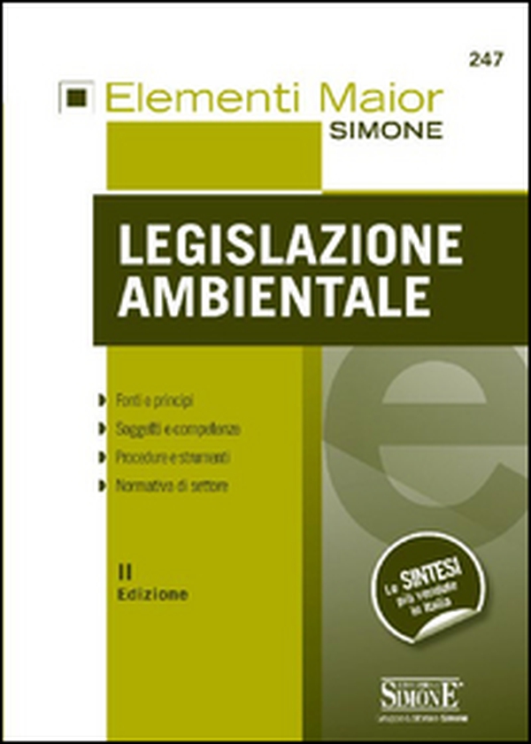 Legislazione ambientale - Librerie.coop Legislazione ambientale - Librerie.coop