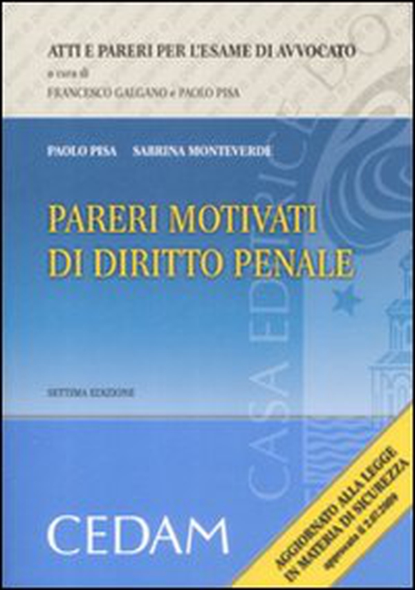 Pareri motivati di diritto penale - Librerie.coop Pareri motivati di diritto penale - Librerie.coop