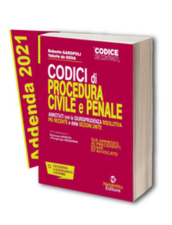 Codici di procedura civile e penale annotati con la giurisprudenza più recente e delle sezioni unite + Addenda - Librerie.coop Codici di procedura civile e penale annotati con la giurisprudenza più recente e delle sezioni unite + Addenda - Librerie.coop