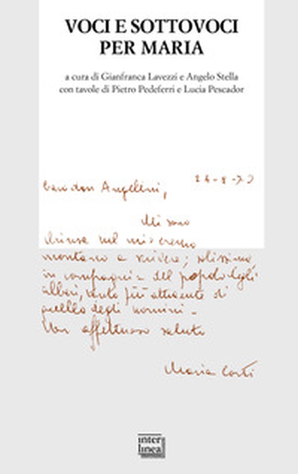 Voci e sottovoci per Maria Corti - Librerie.coop Voci e sottovoci per Maria Corti - Librerie.coop