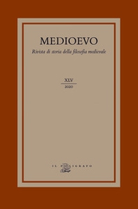 Medioevo. Rivista di storia della filosofia medievale - Librerie.coop Medioevo. Rivista di storia della filosofia medievale - Librerie.coop