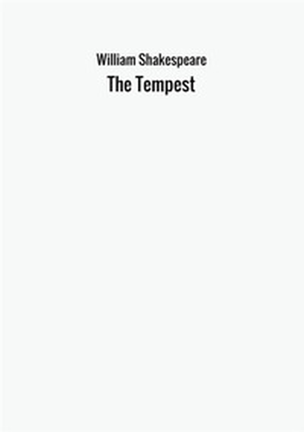 The tempest - Librerie.coop The tempest - Librerie.coop
