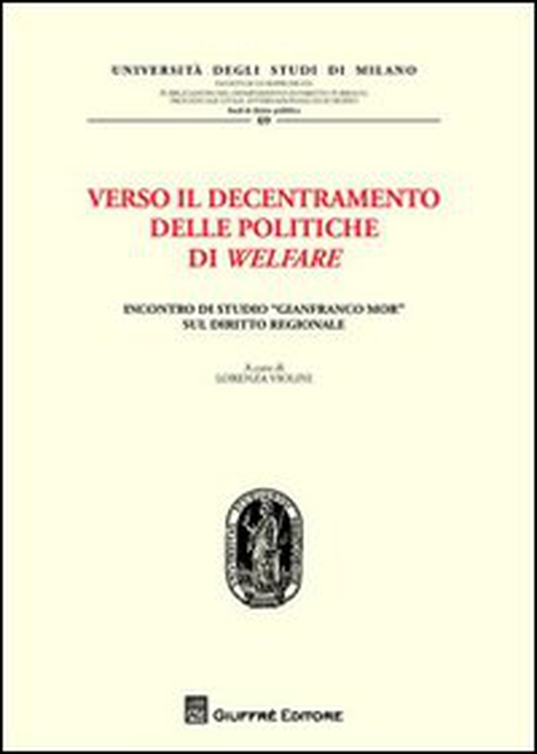 Verso il decentramento delle politiche di welfare - Librerie.coop
