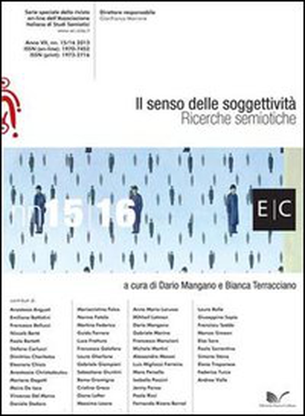 Il senso delle soggettività. Ricerche semiotiche. atti Congresso AISS 2013 - Librerie.coop Il senso delle soggettività. Ricerche semiotiche. atti Congresso AISS 2013 - Librerie.coop