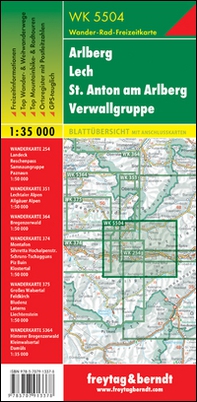 Arlberg Lech St. Anton Verwall Alps 1:35.000 - Librerie.coop