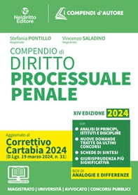 Compendio di procedura penale 2024. Aggiornato al Decreto correttivo alla Riforma Cartabia. Per prova scritta e orale esame avvocato - Librerie.coop Compendio di procedura penale 2024. Aggiornato al Decreto correttivo alla Riforma Cartabia. Per prova scritta e orale esame avvocato - Librerie.coop