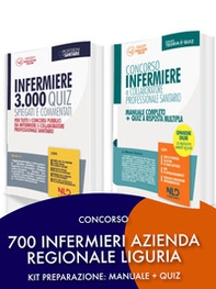 Kit concorso 700 infermieri Azienda Regionale Liguria: Concorso infermiere e collaboratore professionale sanitario. Manuale completo + quiz a risposta multipla-Infermiere 3000 quiz spiegati e commentati. Per tutti i concorsi pubblici da infermiere e colla - Librerie.coop