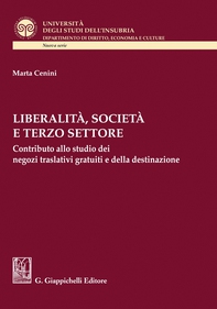Liberalità e gratuità nel Terzo Settore - e-Book - Librerie.coop