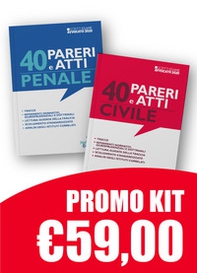 Kit: 40 pareri e atti. Civile-40 pareri e atti. Penale - Librerie.coop Kit: 40 pareri e atti. Civile-40 pareri e atti. Penale - Librerie.coop