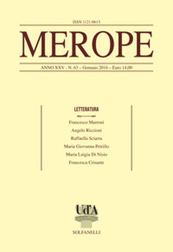 Merope - Vol. 63 - Librerie.coop Merope - Vol. 63 - Librerie.coop