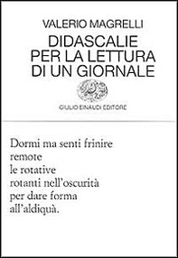 Didascalie per la lettura di un giornale - Librerie.coop Didascalie per la lettura di un giornale - Librerie.coop