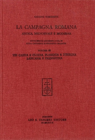 La campagna romana antica, medioevale e moderna - Vol. 3 - Librerie.coop
